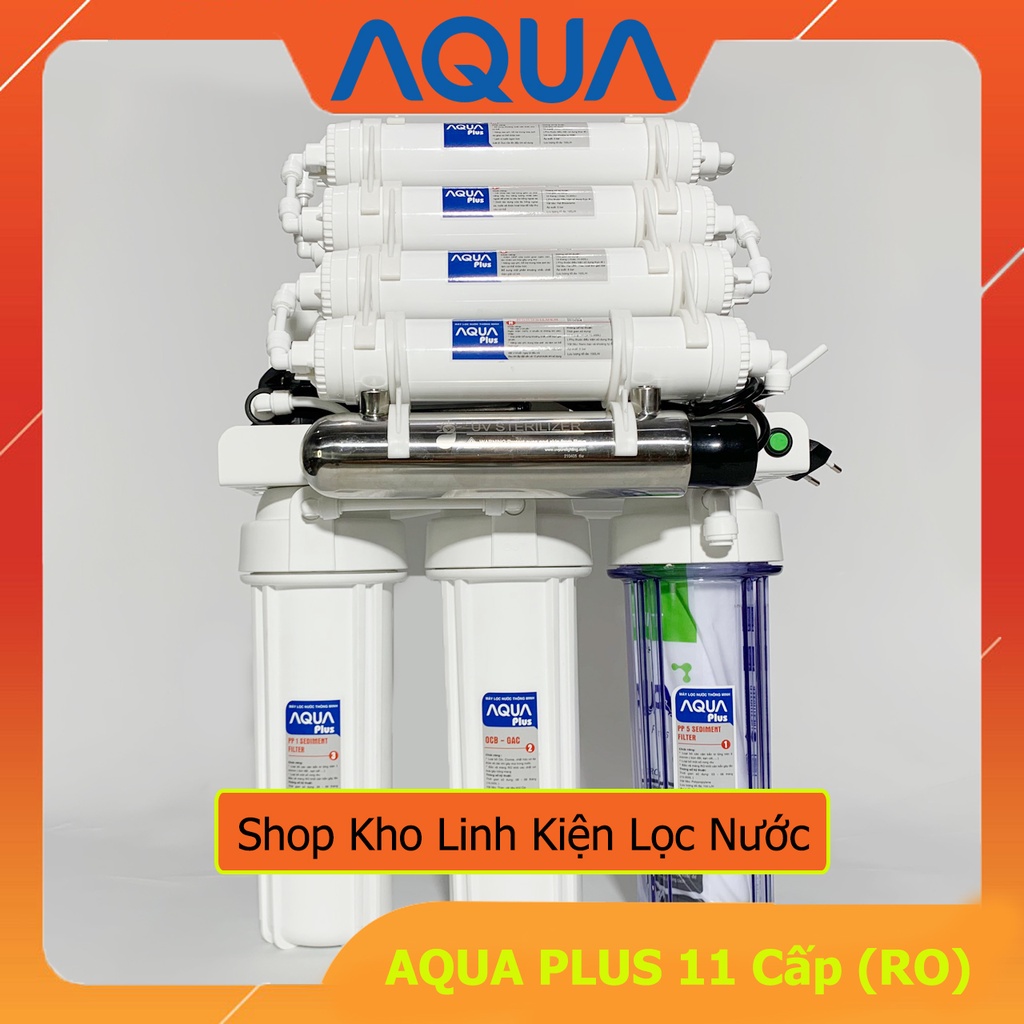 Máy Lọc Nước RO Aqua Plus Đèn UV Không Tủ