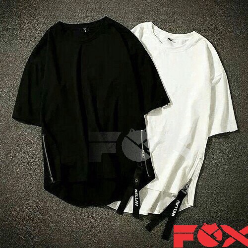 Áo lai bầu ZÍP EO dây kéo unisex_Fox