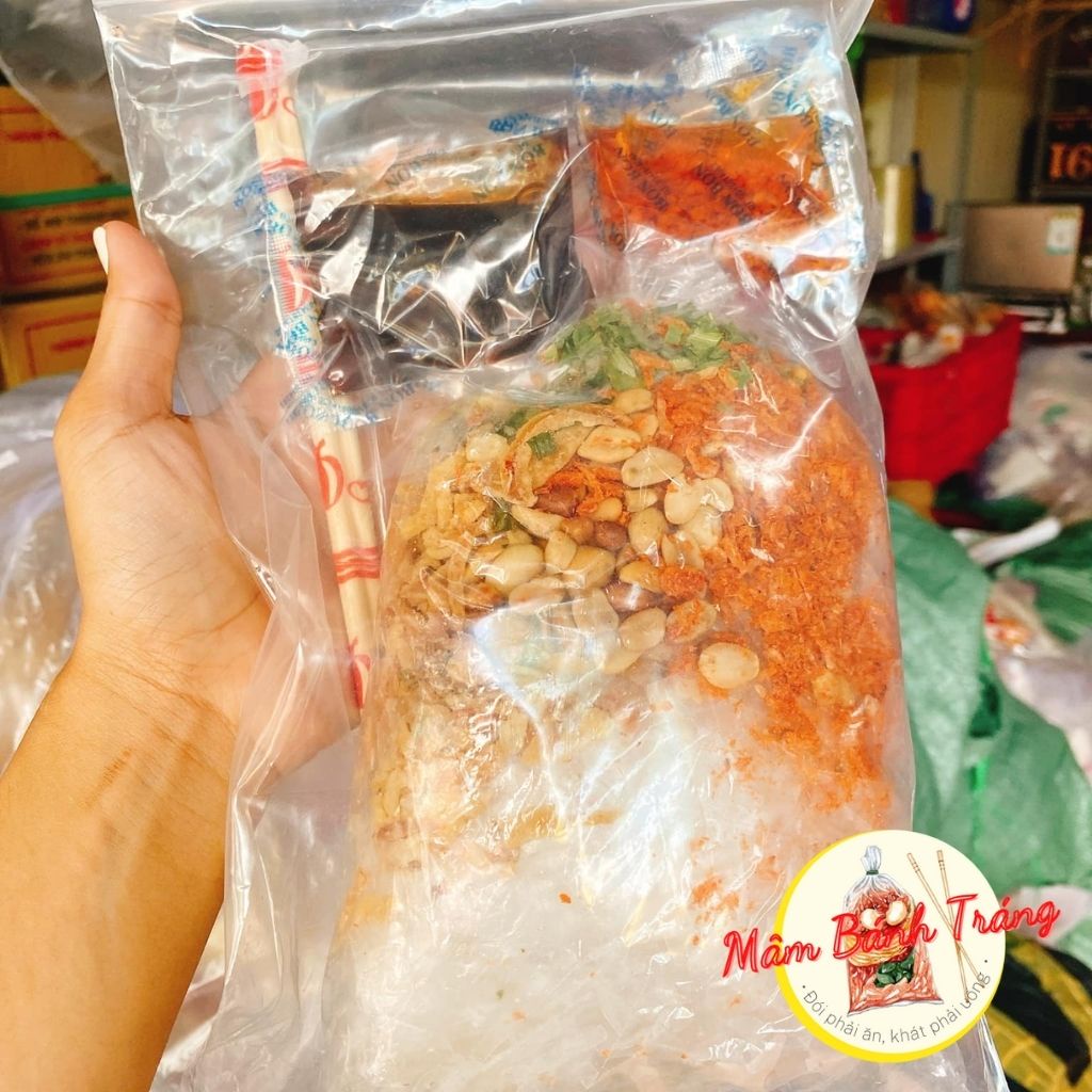 Bánh tráng trộn siêu Topping Bon Bon bánh tráng tự trộn Tây Ninh bịch siêu to ăn mê ngay - 04100116