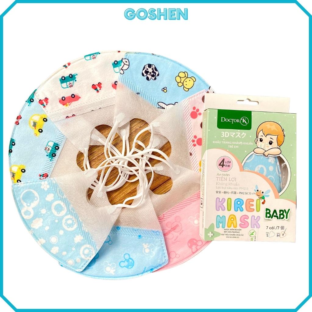 Khẩu Trang Em Bé, Trẻ Em Kháng Khuẩn 3D Doctor K Kirei Mask