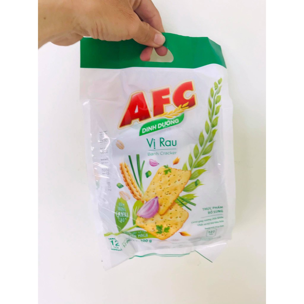 Bánh AFC 300g bịch Mondelez Kinh Đô vị rau cải và lúa mì