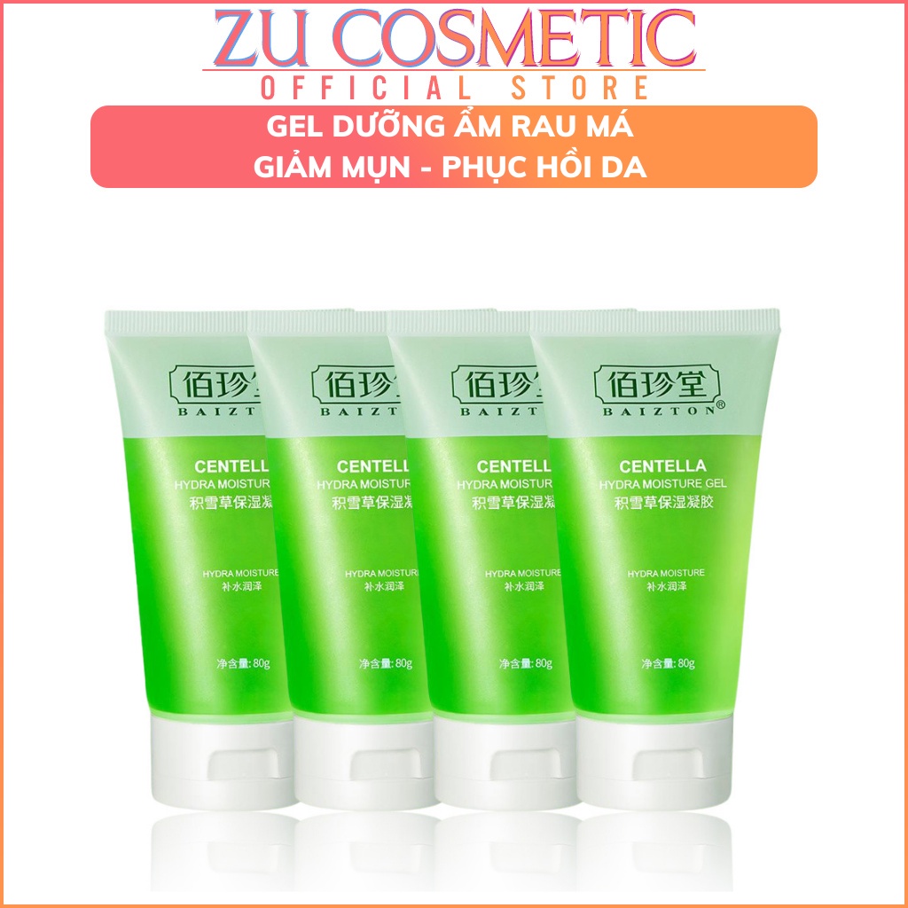 Gel Rau Má Cải Thiện Da Mụn Và các vết thâm do mụn đồng thời làm dịu làn da đang hư tổn Centella Hydra Gel 80g