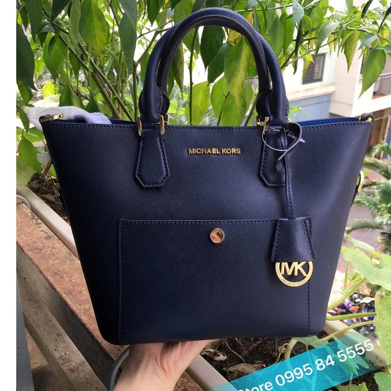 Túi xách Michael Kors size M Greenwich Navy