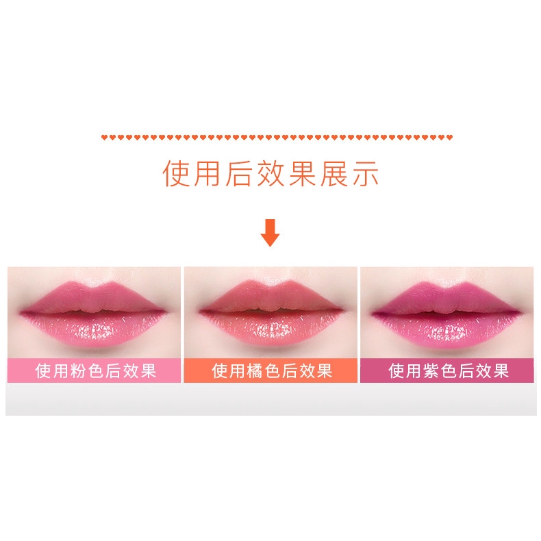 (hàng Mới Về) Son Môi Dưỡng Ẩm 3 Màu Gradient Thay Đổi Theo Nhiệt Độ | BigBuy360 - bigbuy360.vn