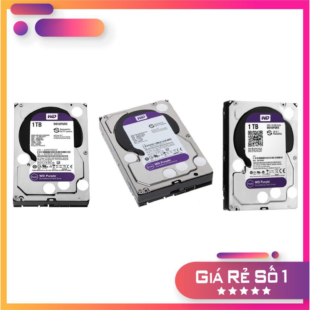 Ổ cứng HDD 1Tb Western Purple (màu tím) cho camera - 2T_PC