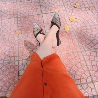 (Hàng có sẵn) Ulzzang Giày sục lưới M0107