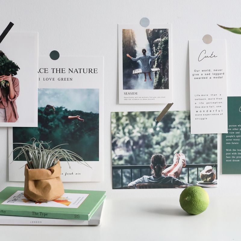 Postcard Trang Trí Home Decor Trang Trí Phòng Riêng Khoảnh Khắc Thanh Xuân