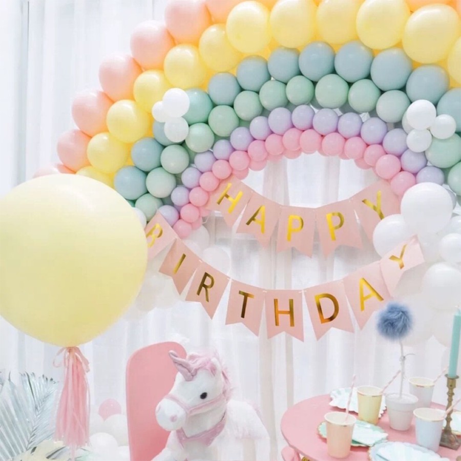 [RẺ NHẤT SHOPEE] Set 10 Bóng Pastel Macaron CỰC ĐẸP Trang trí sinh nhật - Sản Phẩm Nhập Khẩu Chất Lượng Cao - Hapati