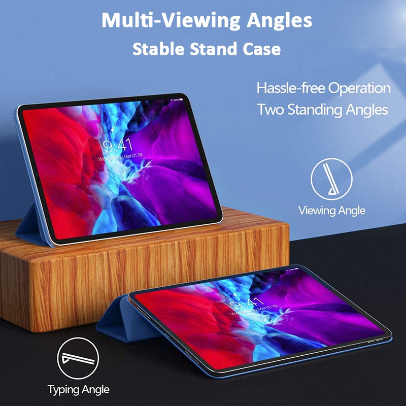 Magnetic Smart Folio Cover Bao Da cho iPad Air 5 Air 4 10th gen 10.9 inch Pro 11 Pro 12.9 inch Mini 6