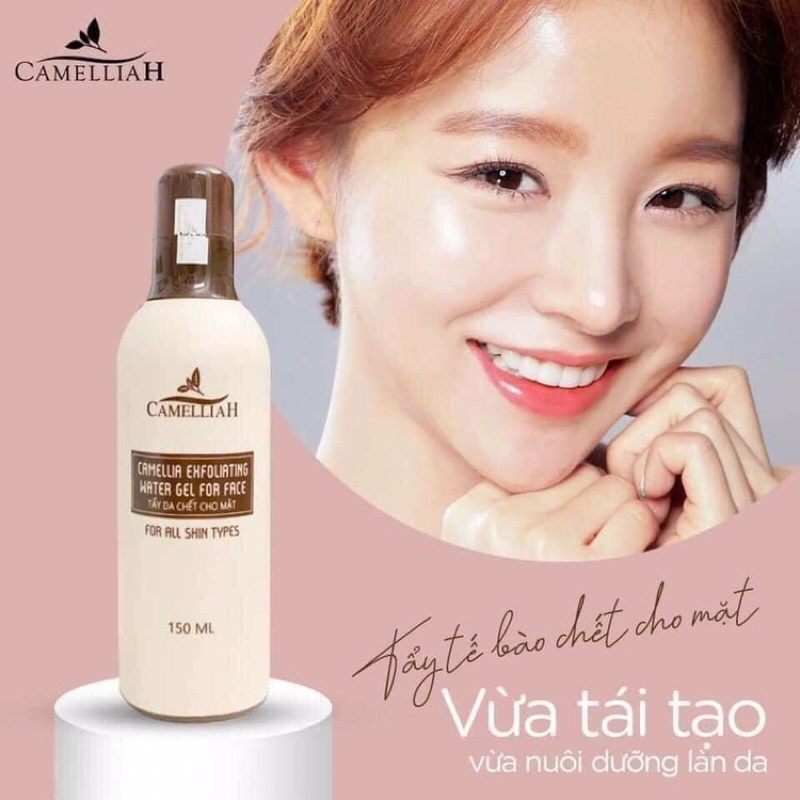 ⚡CHÍNH HÃNG⚡ TẨY TẾ BÀO CHẾT CAMELLIAH Detox da cho mặt, làm sạch sâu bụi bẩn, bã nhờn