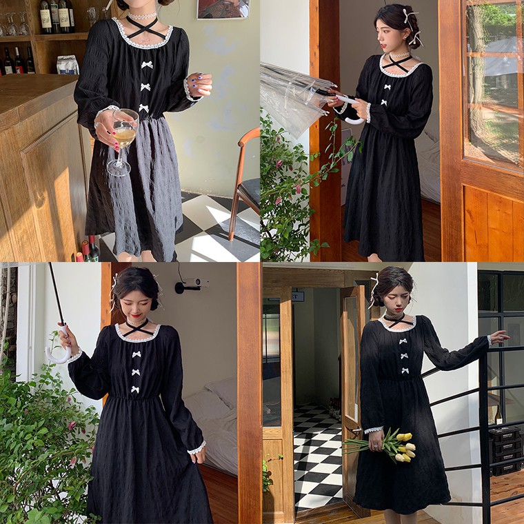 Hơn 50 Phong Cách Đầm Công Chúa Màu Đen Phối Ren Phong Cách Hoàng Gia Pháp Chất Lượng Cao Siêu Tốt