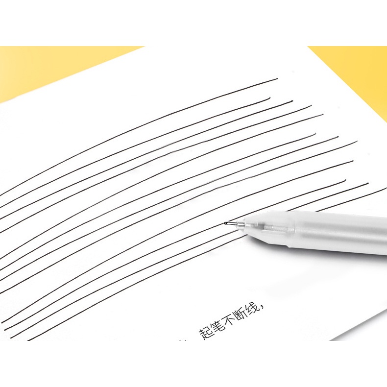 Giá Đỡ Bút Gel Màu Trắng 0.5mm Không Bẩn Tiện Dụng Cho Văn Phòng