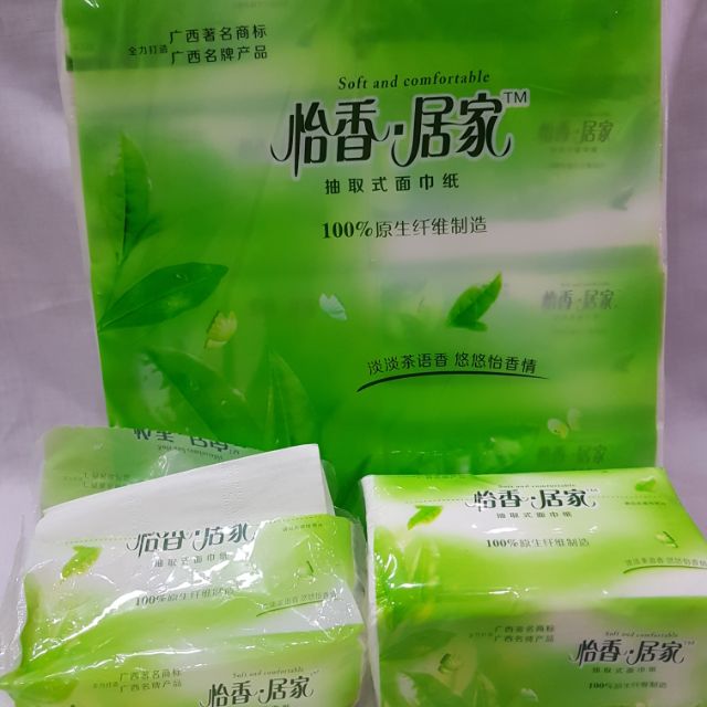 Giấy ăn trà xanh cao cấp