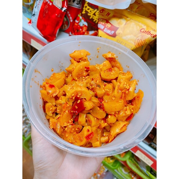 Củ cải cay hàng sẵn hộp 0,5kg