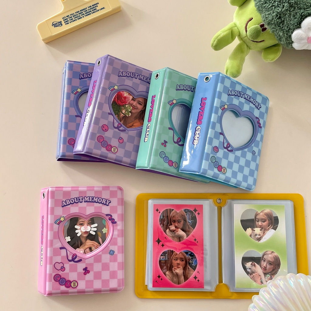 Sổ Card Kpop, Album Collect Book About Memory Gingham