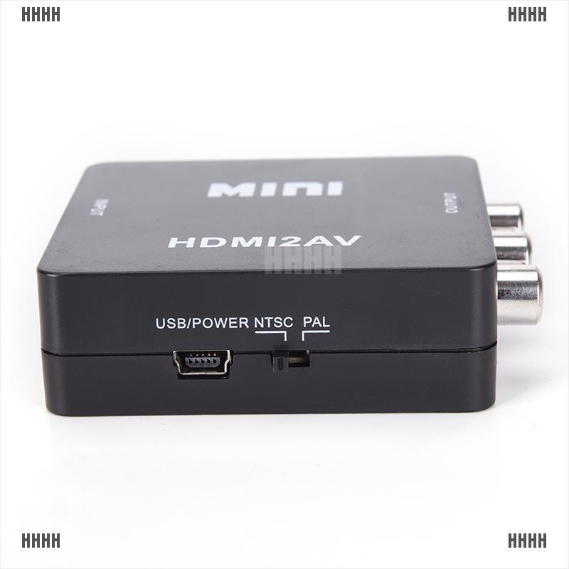 Bộ Chuyển Đổi Cổng Hdmi Sang Rca Av / Cvbs Hd 1080p Mini Hdmi2Av