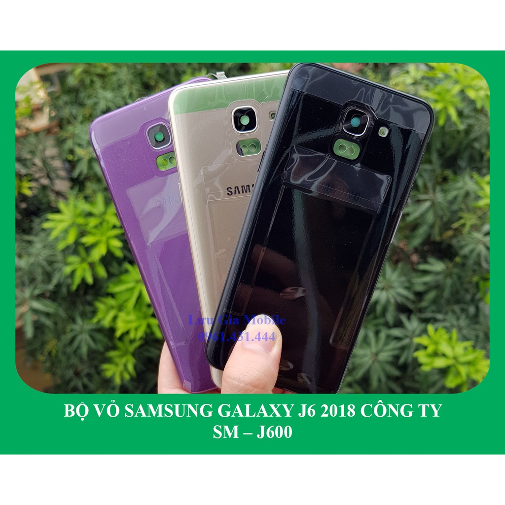 Bộ vỏ Samsung Galaxy J6 2018 chính hãng J600