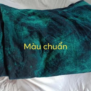 Vải poly loang màu