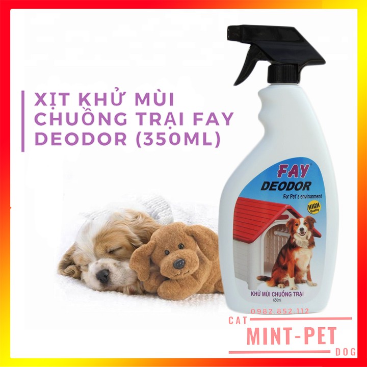 KHỬ MÙI CHUỒNG TRẠI FAY DEODOR 350 ml