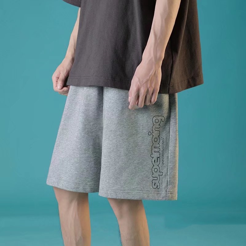 Quần ngắn ống rộng In Chữ size M-8XL Thời Trang Cho Nam