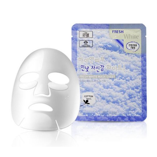 Combo 5 Mặt nạ tuyết dưỡng trắng da 3W Clinic Fresh White Mask Sheet 23g x 5