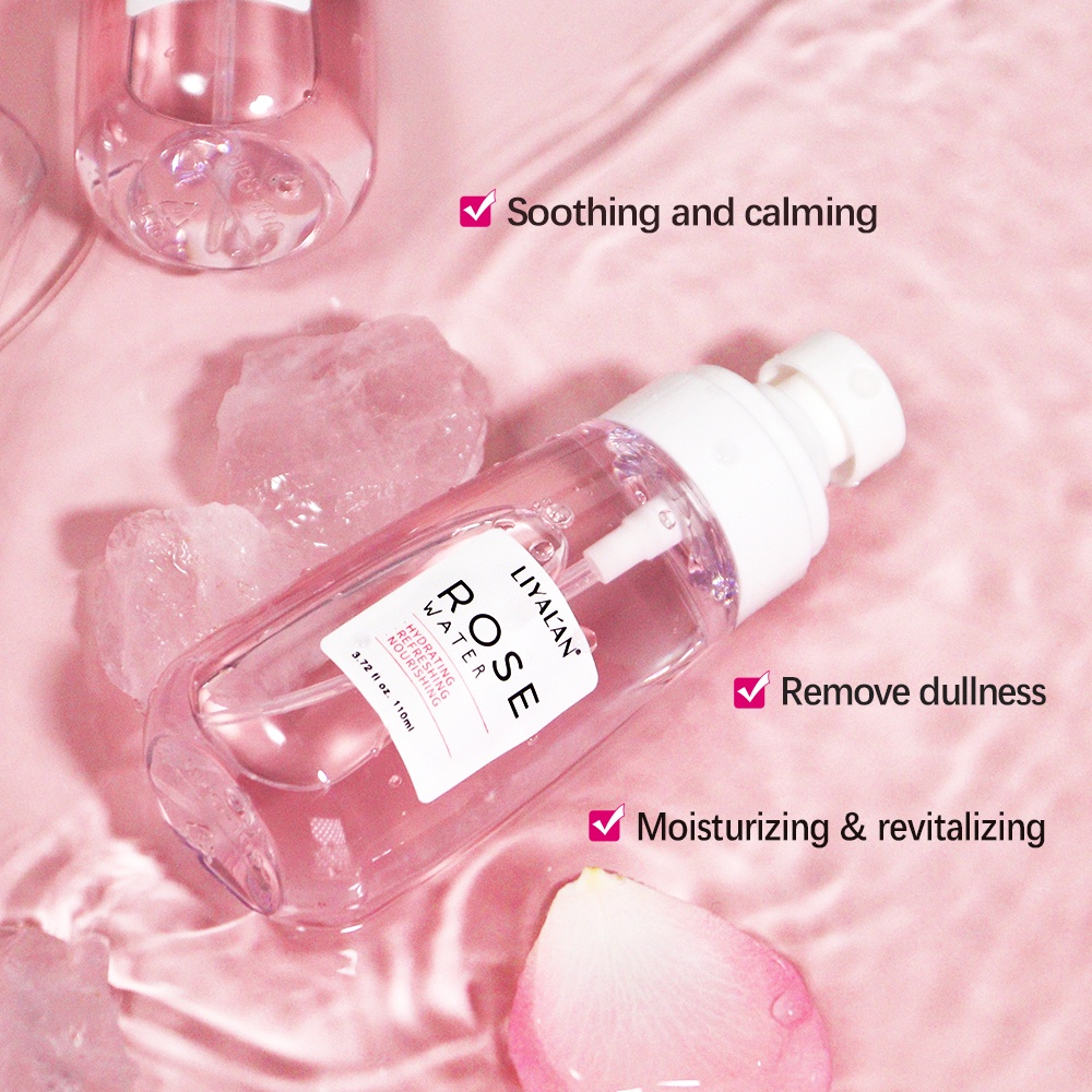 Toner Hoa Hồng LIYAL'AN Cấp Ẩm Làm Dịu Và Mịn Da Cao Cấp 100ml