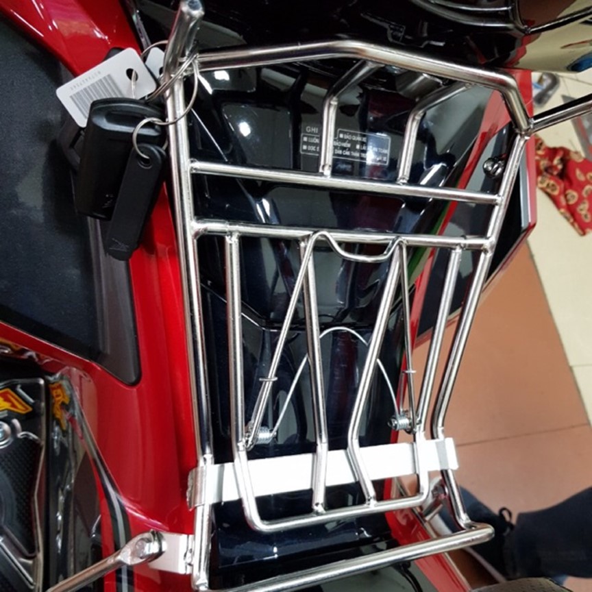 Baga Giữa Inox 10ly 100% Cho Xe AIRBLADE  2020-2021 - TẶNG ỐC VÀ CAO SU ĐỆM