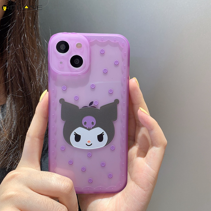 Ốp Điện Thoại TPU Dẻo Họa Tiết Hoạt Hình Melody Kulomi Chấm Bi Nhiều Màu Cho iPhone 13 12 12 11 Pro Max XS Max XR X