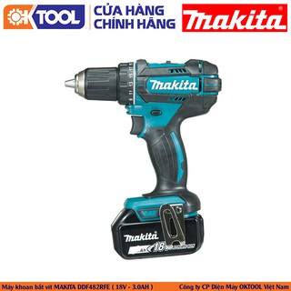 Máy khoan ,vặn vít dùng pin Makita DDF482RFE