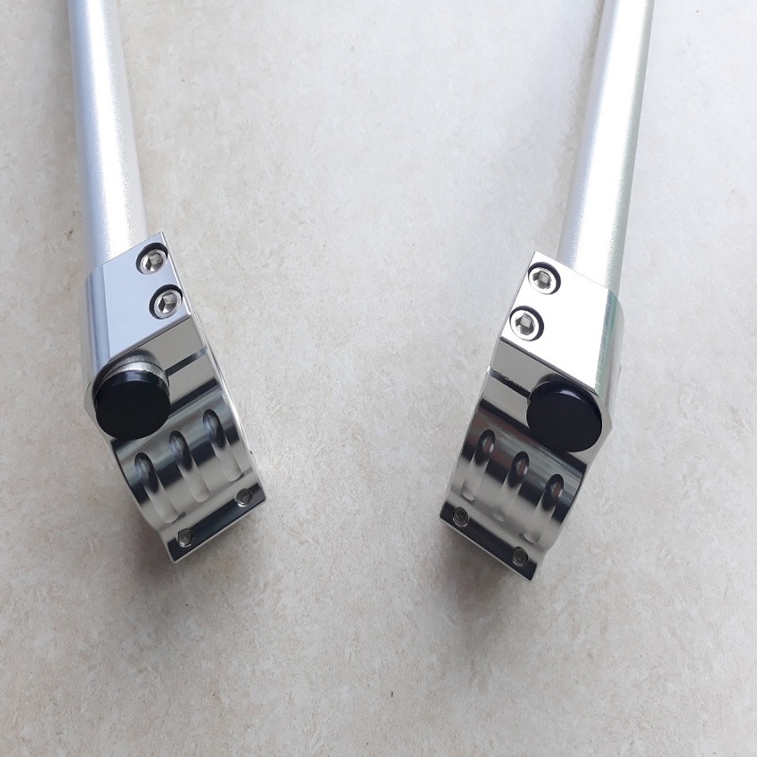 Ghi đông Clip ON 45MM độ cafe racer chất liệu nhôm CNC cao cấp