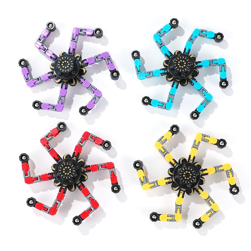 Con quay spinner robot biến hình thông minh cho bé