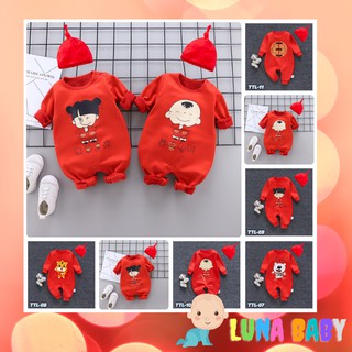 Bộ Body Dài Tay Tết Tài Lộc Cho Bé Yêu