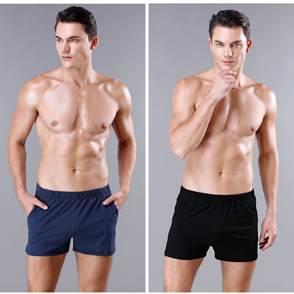 Quần Short Cotton Dáng Rộng Thoáng Khí Thời Trang Mùa Hè Cho Nam