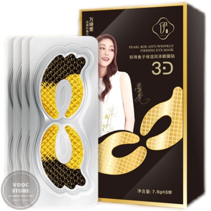 Mặt Nạ Mắt Trứng Cá Muối Dưỡng Ẩm Và Làm Sáng Nếp Nhăn Mờ Quầng Thâm Mắt Hộp 5 miếng