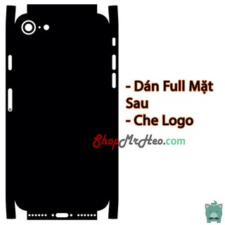 (Mua 1 tặng 1) Skin Dán Mặt Sau Lưng Full Cạnh Iphone 8