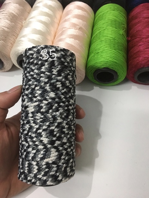 Sợi dệt  100g /cuộn đã trừ lõi * chọn màu từ 01-18*
