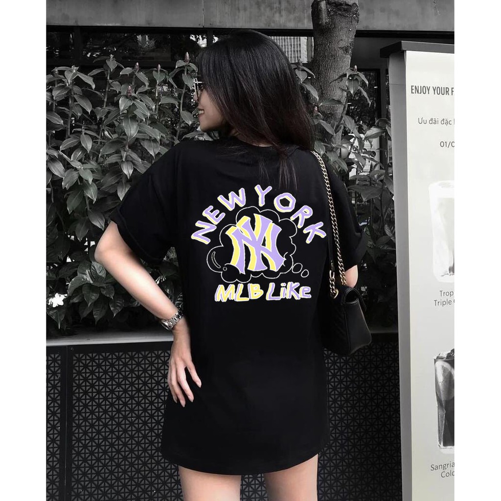 Áo Thun NY Nam Nữ Áo Phông NY Tay Lỡ Form Rộng  (M 93 - 94 ) | BigBuy360 - bigbuy360.vn