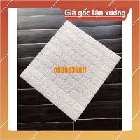 [sale sập sàn]Xốp dán tường giả gạch trắng khổ lớn 70*77 cm giá tốt chất tốt keo tốt | BigBuy360 - bigbuy360.vn