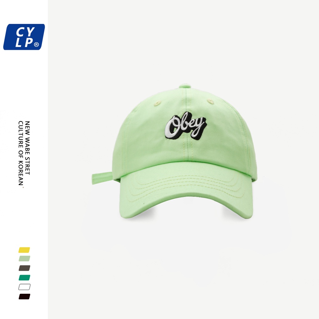 Mũ Lưỡi Trai Mềm Mại Thêu Chữ Phong Cách Hàn Quốc Cho Nam Và Nữ