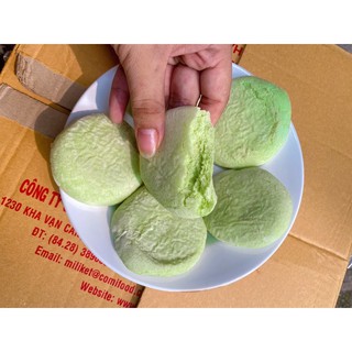 [Giá Sỉ] Bánh Bao Sữa Trà Xanh Lá Dứa Mới 1 Thùng.