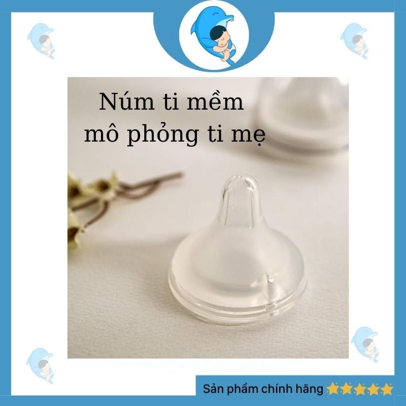 Núm ti OU wish cho bình OU wish siêu mềm đủ size núm số 1 2 3 4 5 nội địa Hàn cho bé từ 0m+