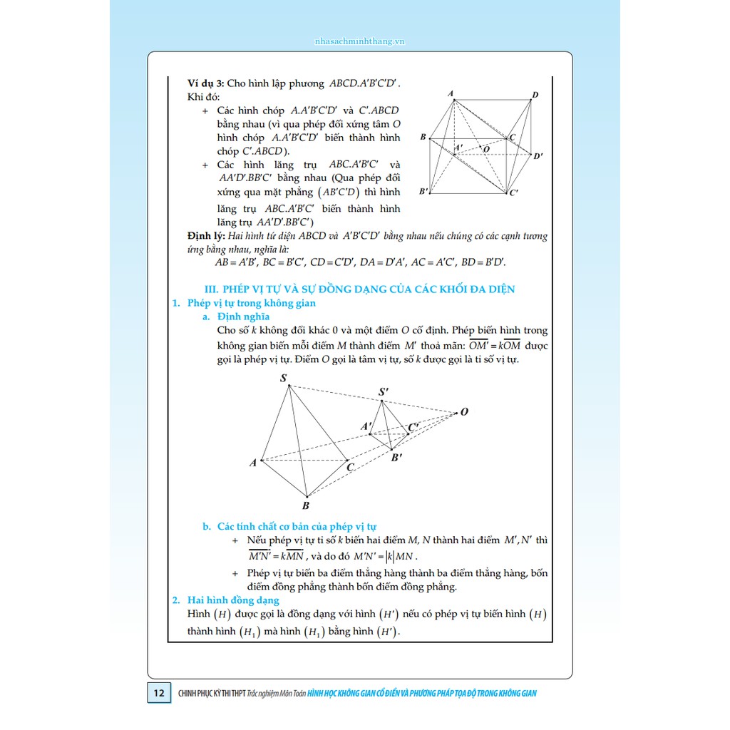 Sách - Chinh phục kỳ thi THPT trắc nghiệm môn Toán, hình học không gian cổ điển và phương pháp tọa độ trong không gian
