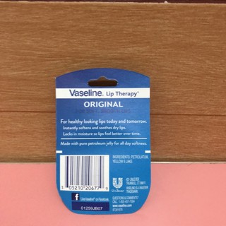 Kem dưỡng ẩm môi Vaseline 7G