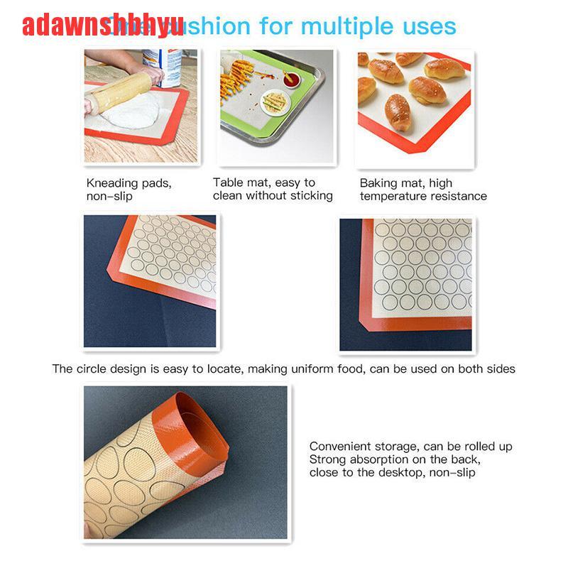 Thảm Nướng Bánh Macaron Bằng Silicone Chống Dính