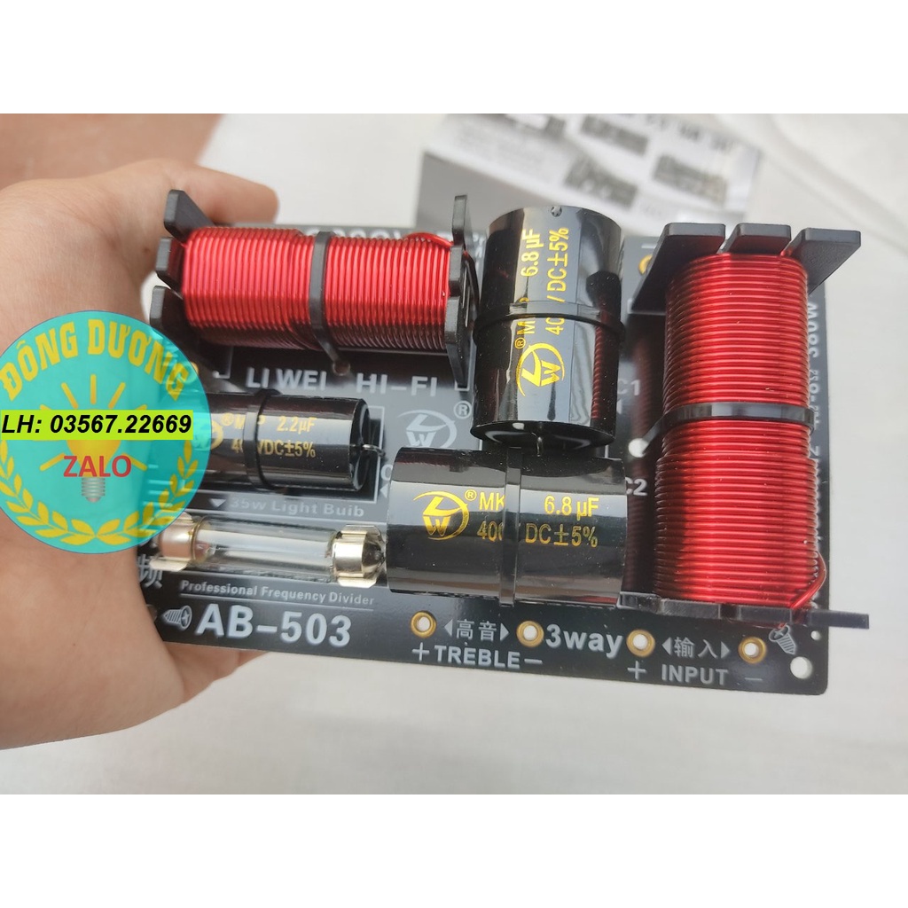 MẠCH PHÂN TẦN 3 LOA  AB503 HÀNG XỊN - GIÁ 1 CHIẾC - PHÂN TẦN 3 ĐƯỜNG TIẾNG