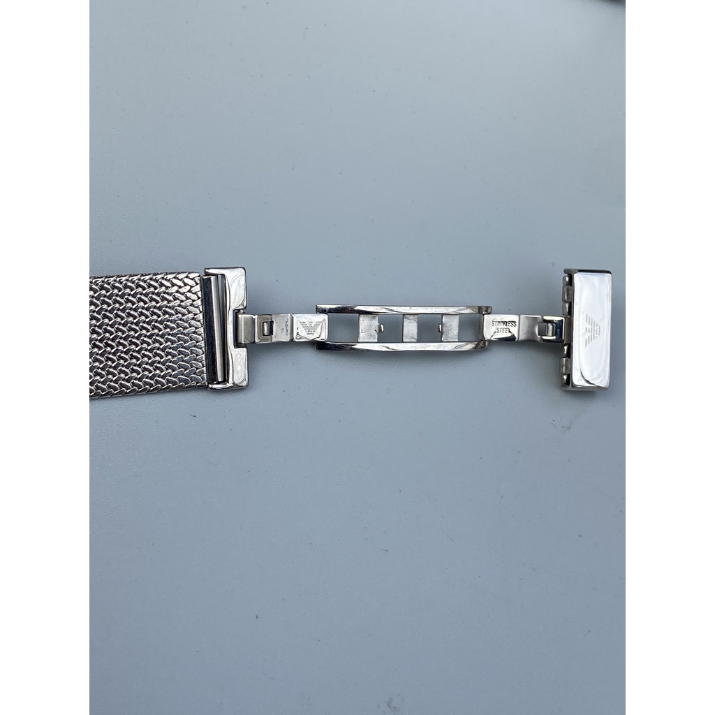 Đồng hồ Nam cao cấp Emporio Armani dây thép đan lụa cao cấp