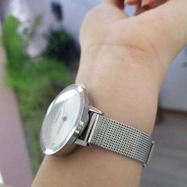 Đồng hồ nữ Skmei chính hãng thời trang dây thép lụa cao cấp Tony Watch 68