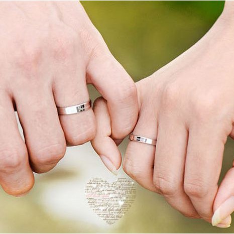 Nhẫn Cặp Nam, Nữ Phong Cách Hàn Quốc NC125