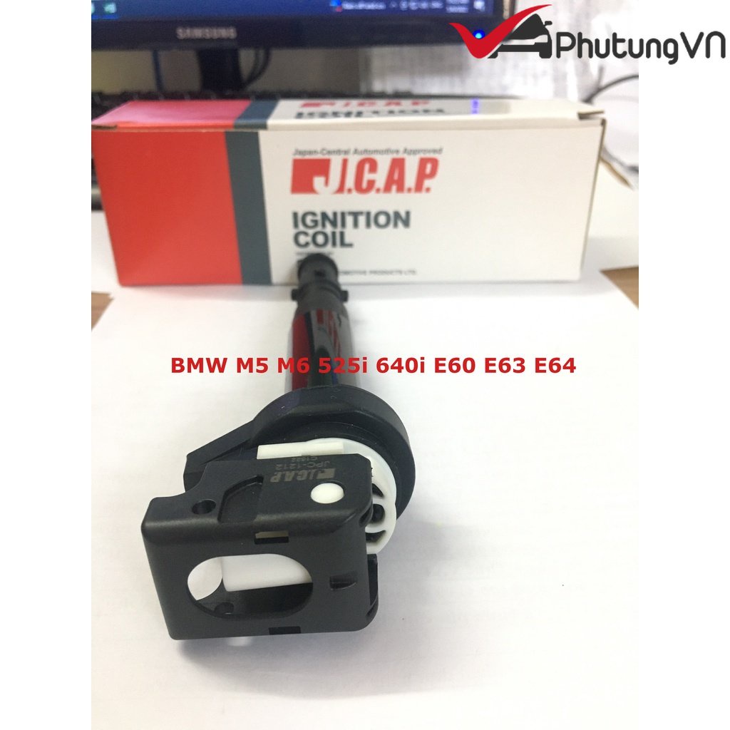 Mobin đánh lửa  BMW M5 M6 525i 640i E60 E63 E64 Mã :12137841556 Mô bin,Bô bin -Hàng Jcap bảo hành 12