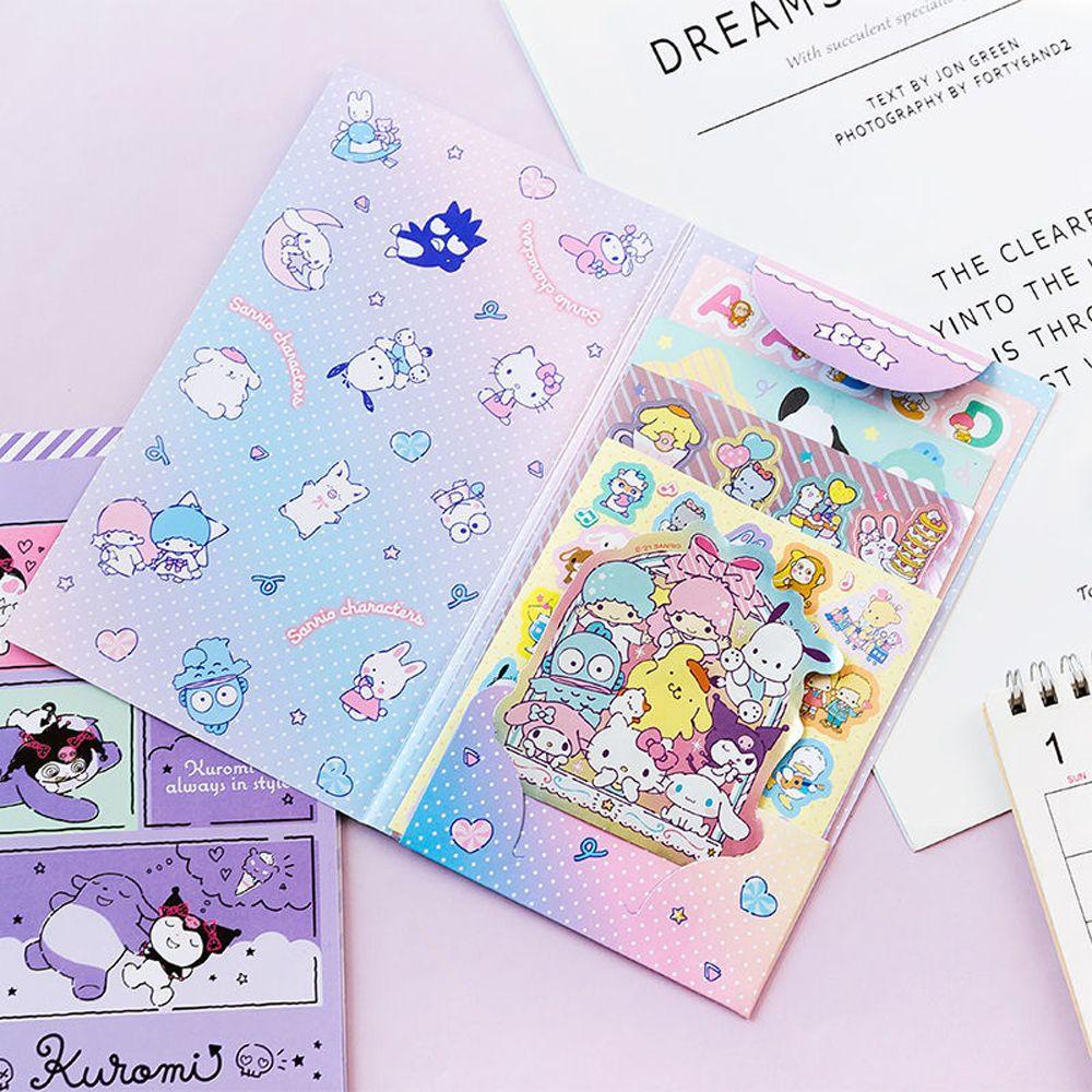 Nhãn Dán Trang Trí Nhật Ký / Album Ảnh Thủ Công Hình Mèo Hoạt Hình Cổ Điển